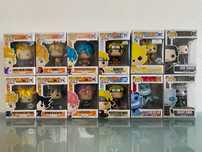 Funko Pops Dragon Ball, Naruto, Game of Thrones, Sonic e Aladdin