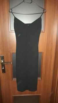 sukienka czarna na ramiączka rozmiar s