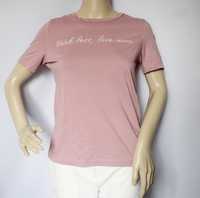 Bluzka T Shirt Brudny Róż Różowa Vero Moda XS 34