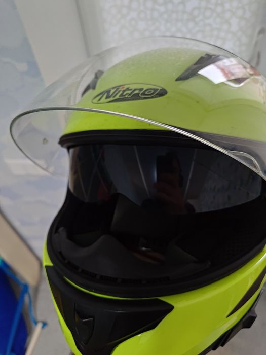 Мотошолом Nitro N2300 (SA-36SV) – розмір L, флуоресцентний