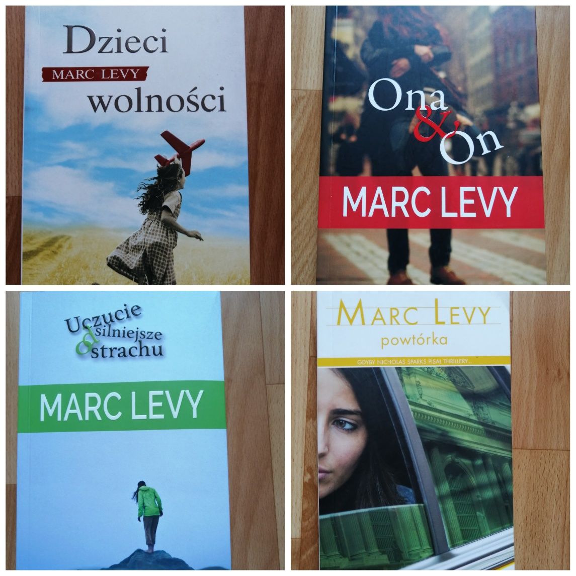 Marc Levy Powtórka Dzieci wolności Ona&On Uczucie silniejsze od strach