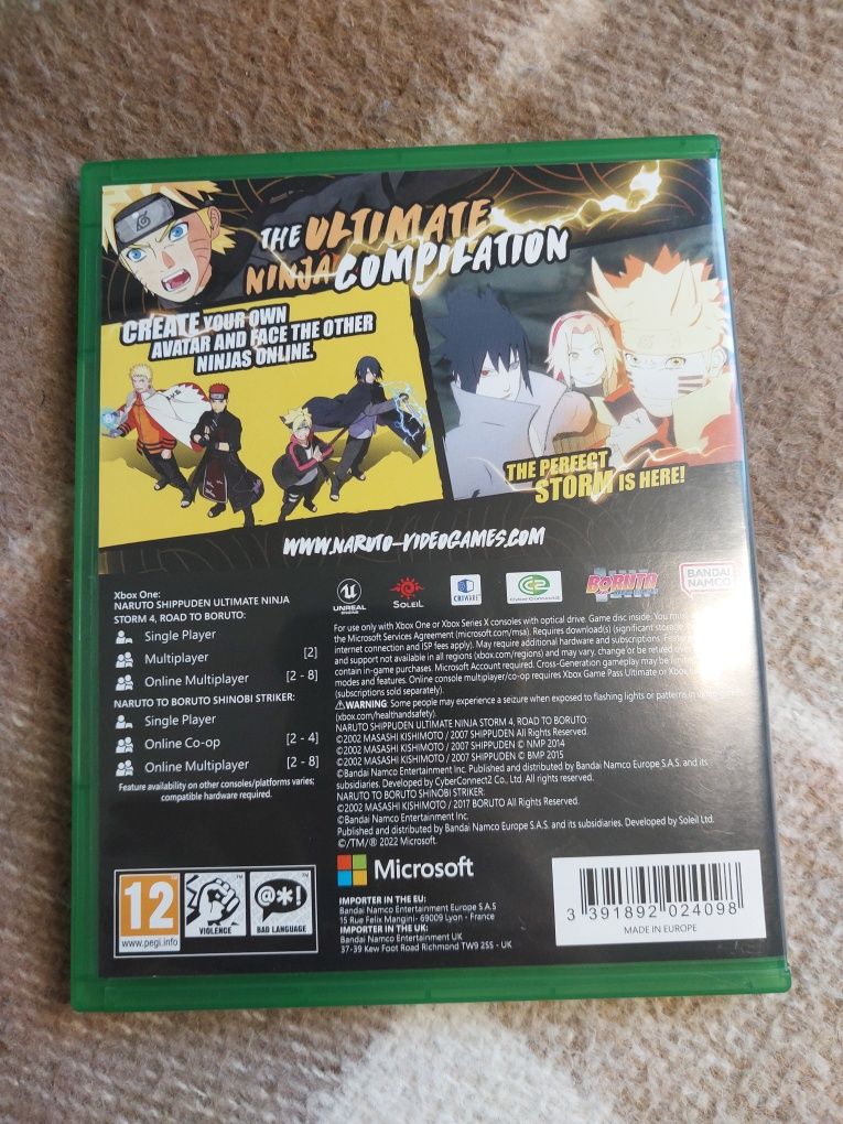 Naruto shippuden ultimate ninja storm 4 i shinobi striker xbox one