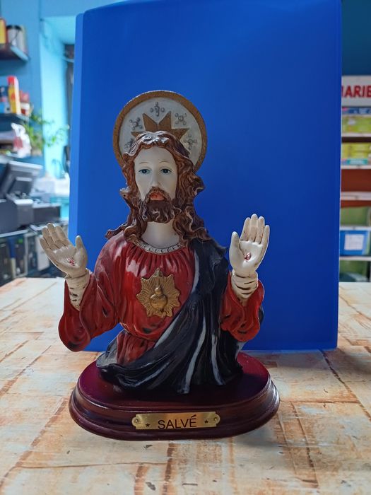 Lote de estatuetas de santos