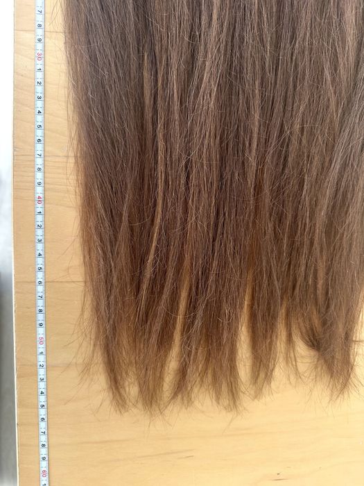Włosy naturalne dziewicze 45cm/55cm 113g brąz #4 podatne