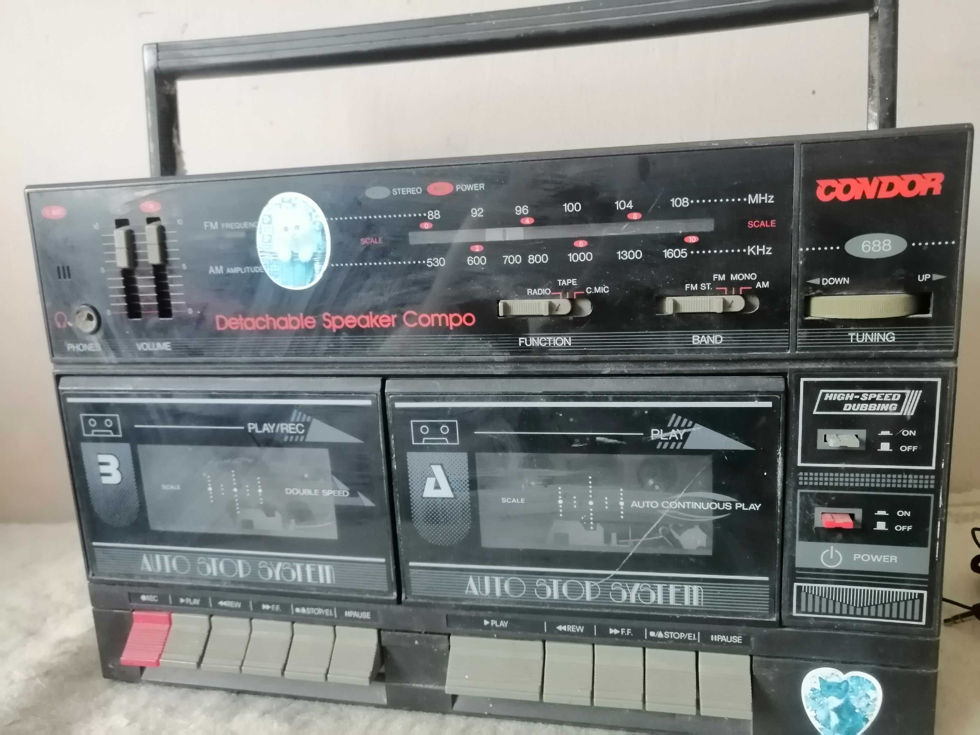 radiomagnetofon condor 688 vintage