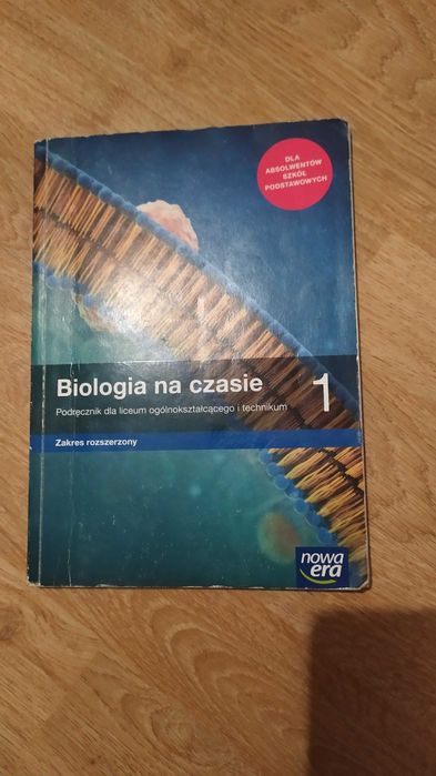 Biologia na czasie 1 zakres rozszerzony Nowa Era