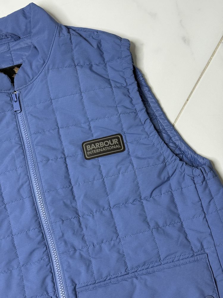 Barbour tailgate gilet in majolica blue men’s