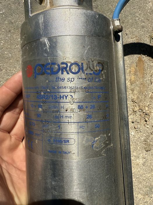 Pompa wody pedrollo głębinowa 4SR