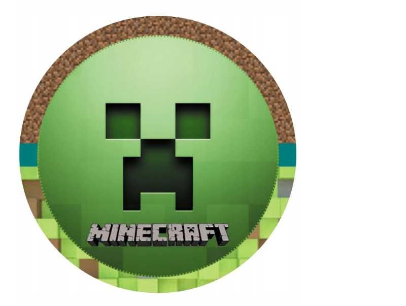 opłatek na tort minecraft 20cm