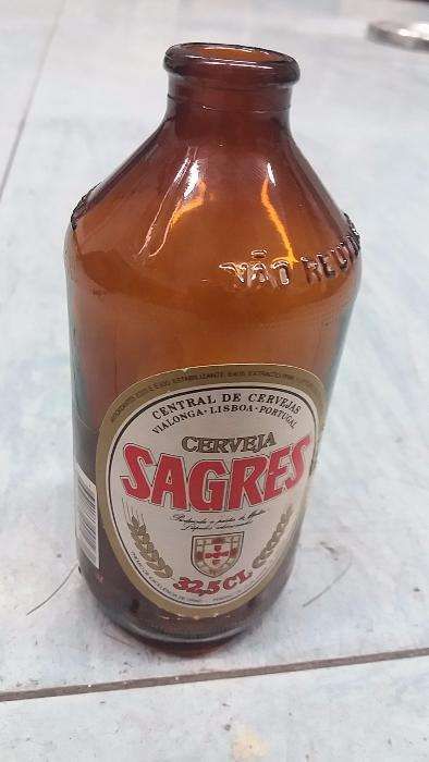 Garrafa de Cerveja Sagres de 32,5 CL