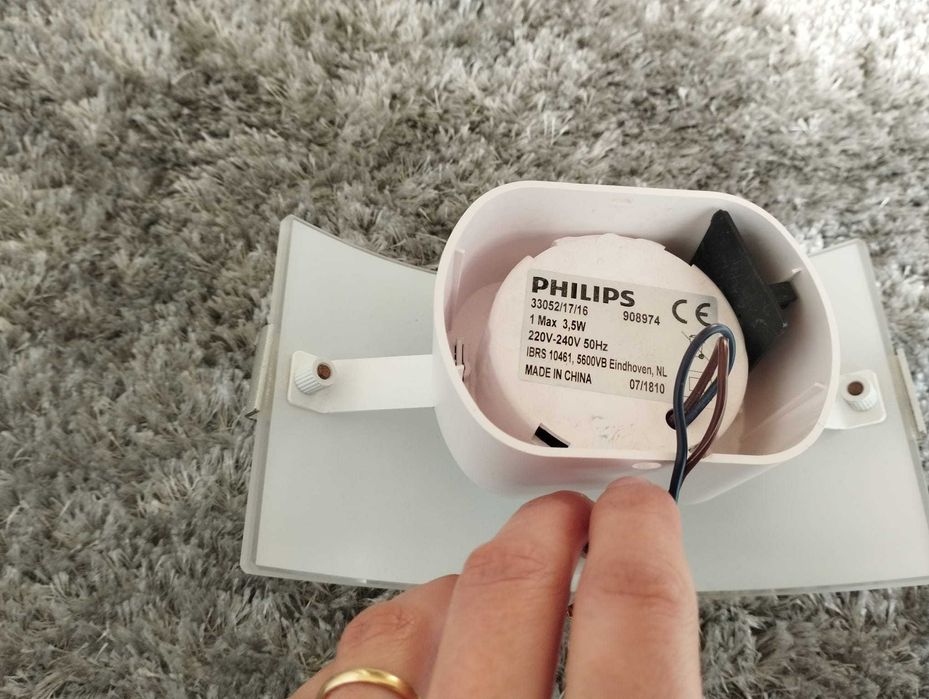 Luz de parede LED Philips 1xLED/3W/230V