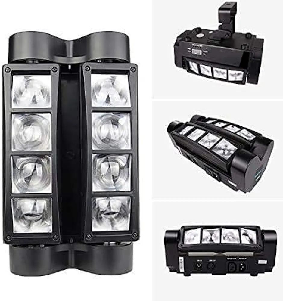 Oświetlenie sceniczne z ruchomą głową Mini Spider Oświetlenie LED DJ