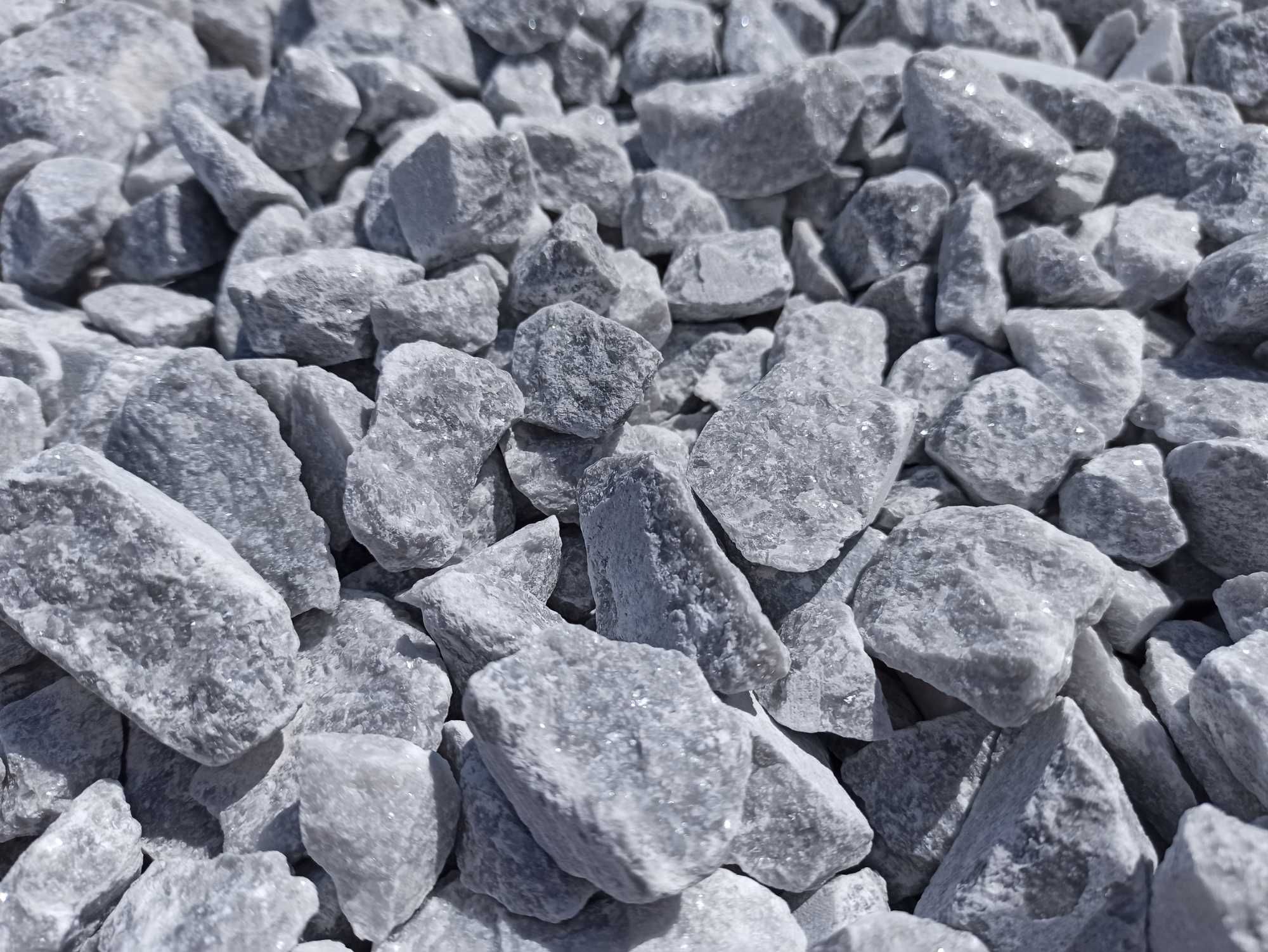 Grys Ice Blue Kamień Szary Biały Marianna Kora Kamienna Granitowy Żwir