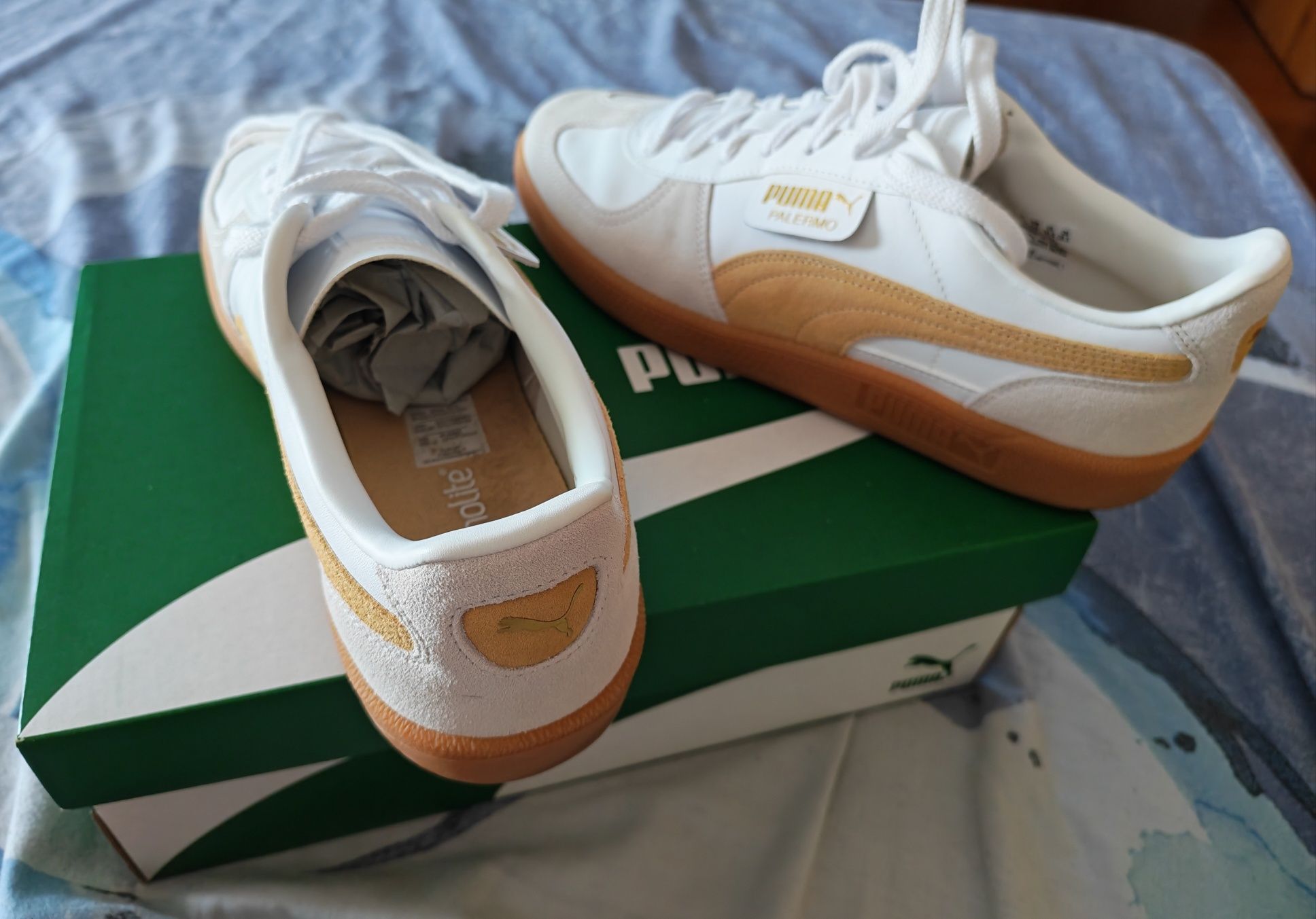 Ténis PUMA Palermo originais em couro Novos
