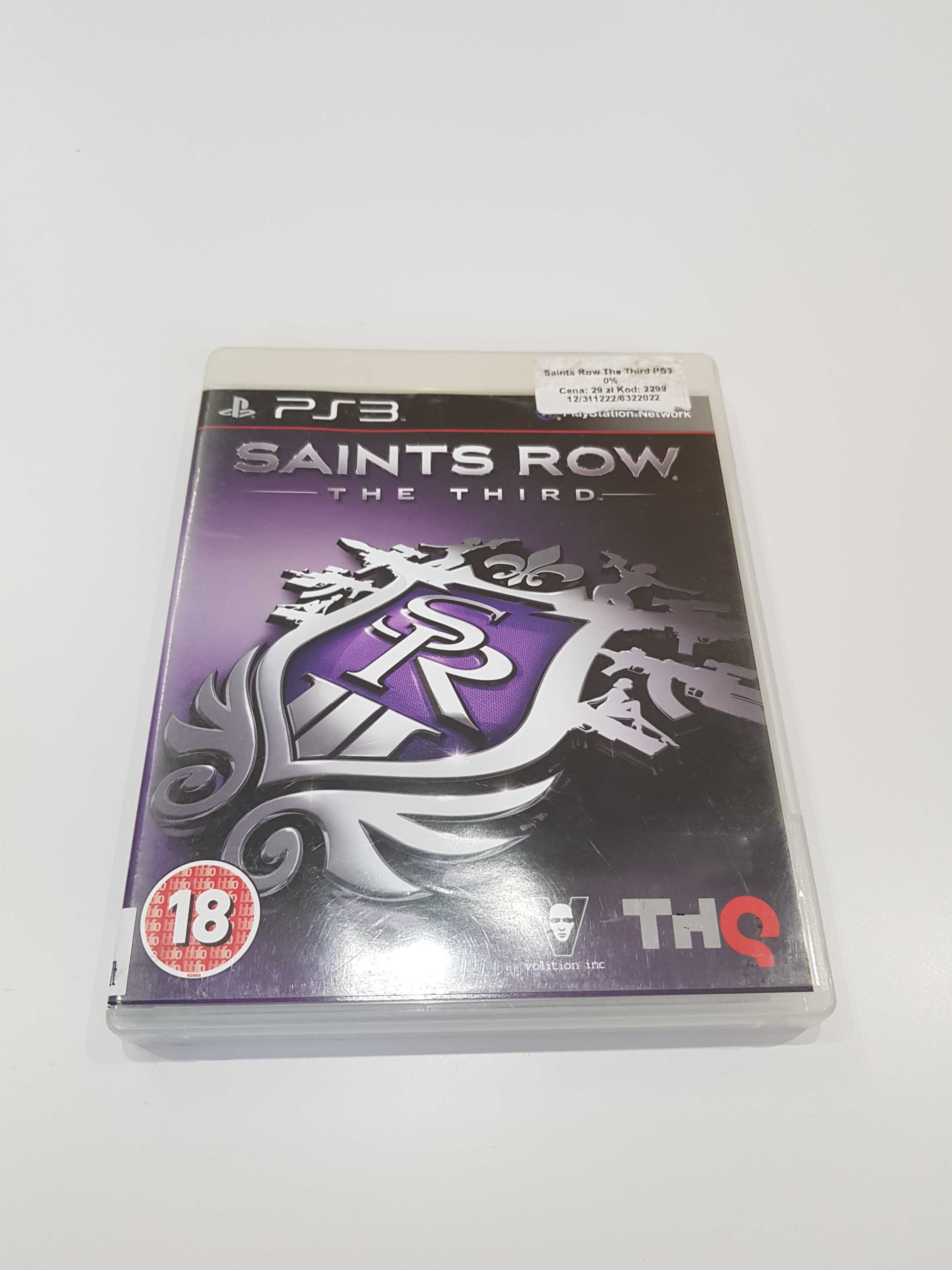 Saints Row The Third PS3 Sklep Iława