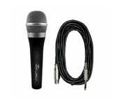 NOWY Mikrofon dynamiczny Azusa DM-80 XLR jack 6,35 z kablem do WOKALU