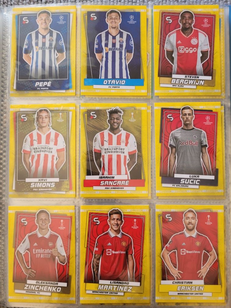 Cartas Superstars Topps