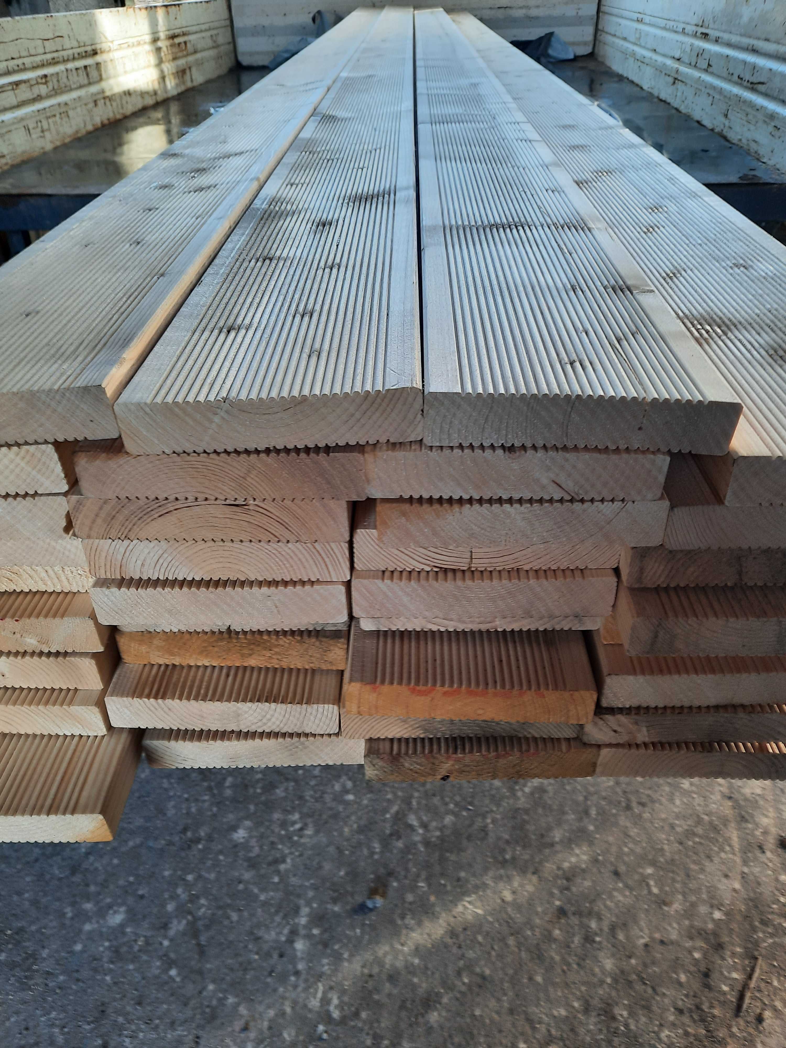 deski suche heblowane obiciowe tarasowe gr 22mm , 28 mm kantówki C-24