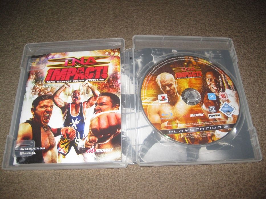 Jogo "TNA Impact!" PS3/Completo!