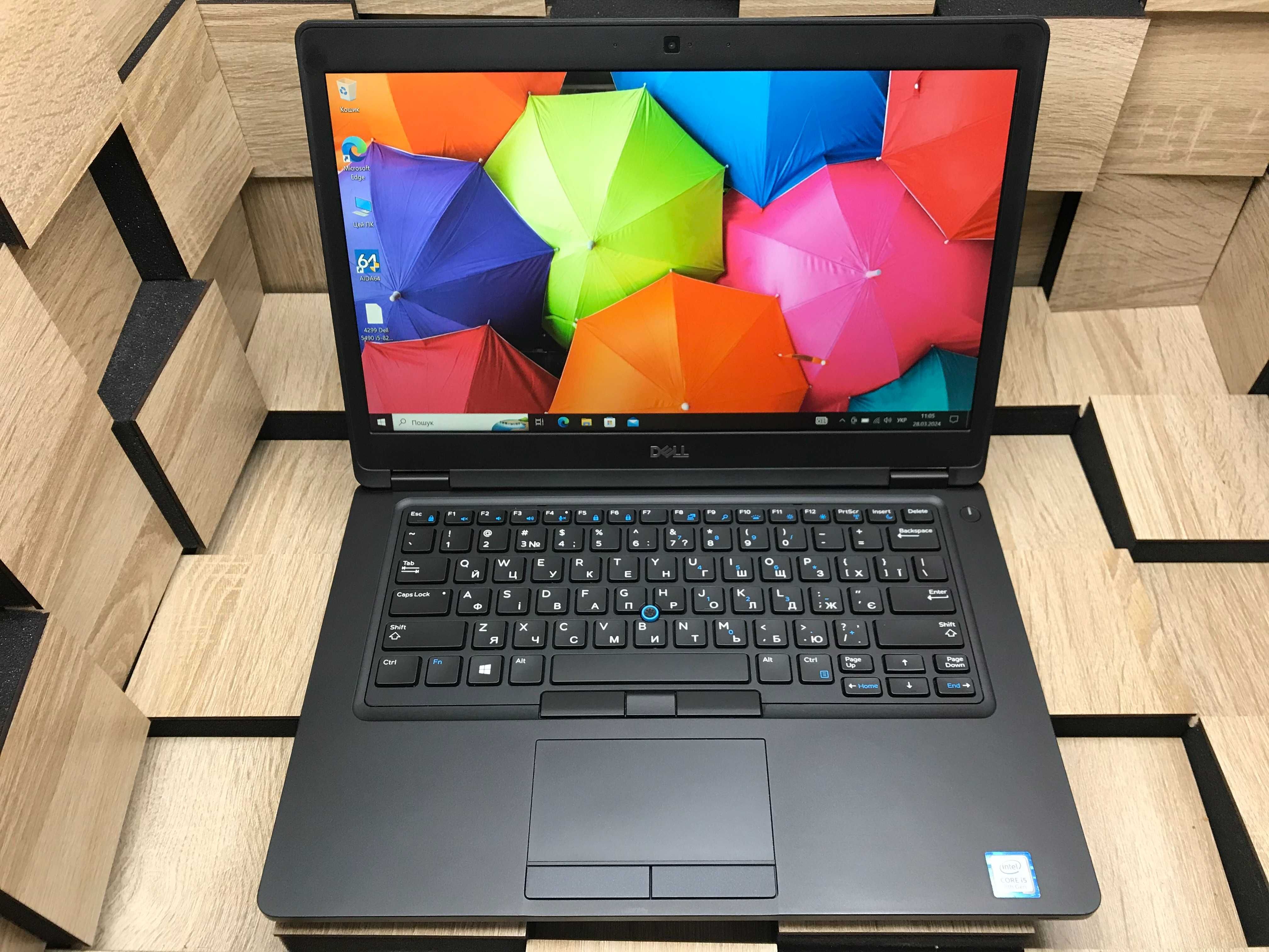 №4299 Ноутбук Dell Latitude 5490 14'' FHD IPS/і5-8250U/8Gb/SSD240Gb