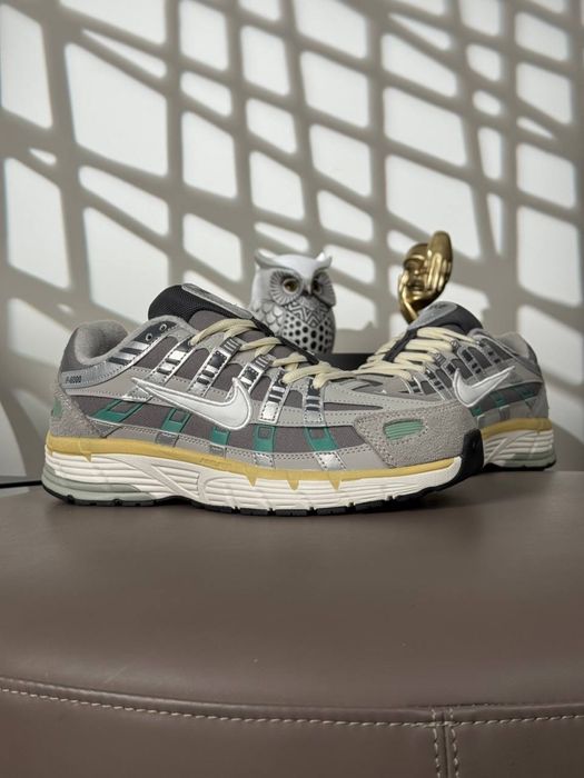 Жіночі кросівки найк Nike P-6000 Fleece Grey White Mint [36-41]