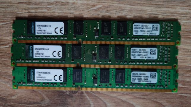 Pamięć RAM Kingston 4GB DDR3 1333MHz KTH9600BS PC3-10600 niski profil