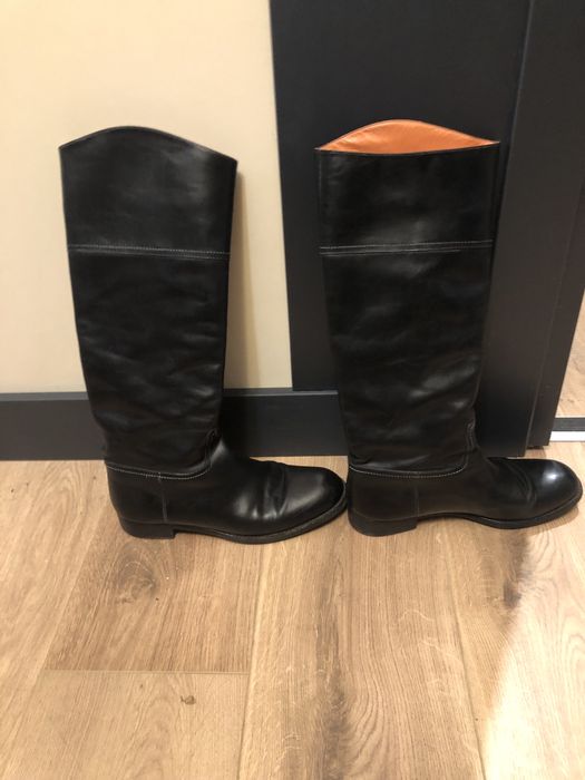 Сапоги кожаные  Santoni