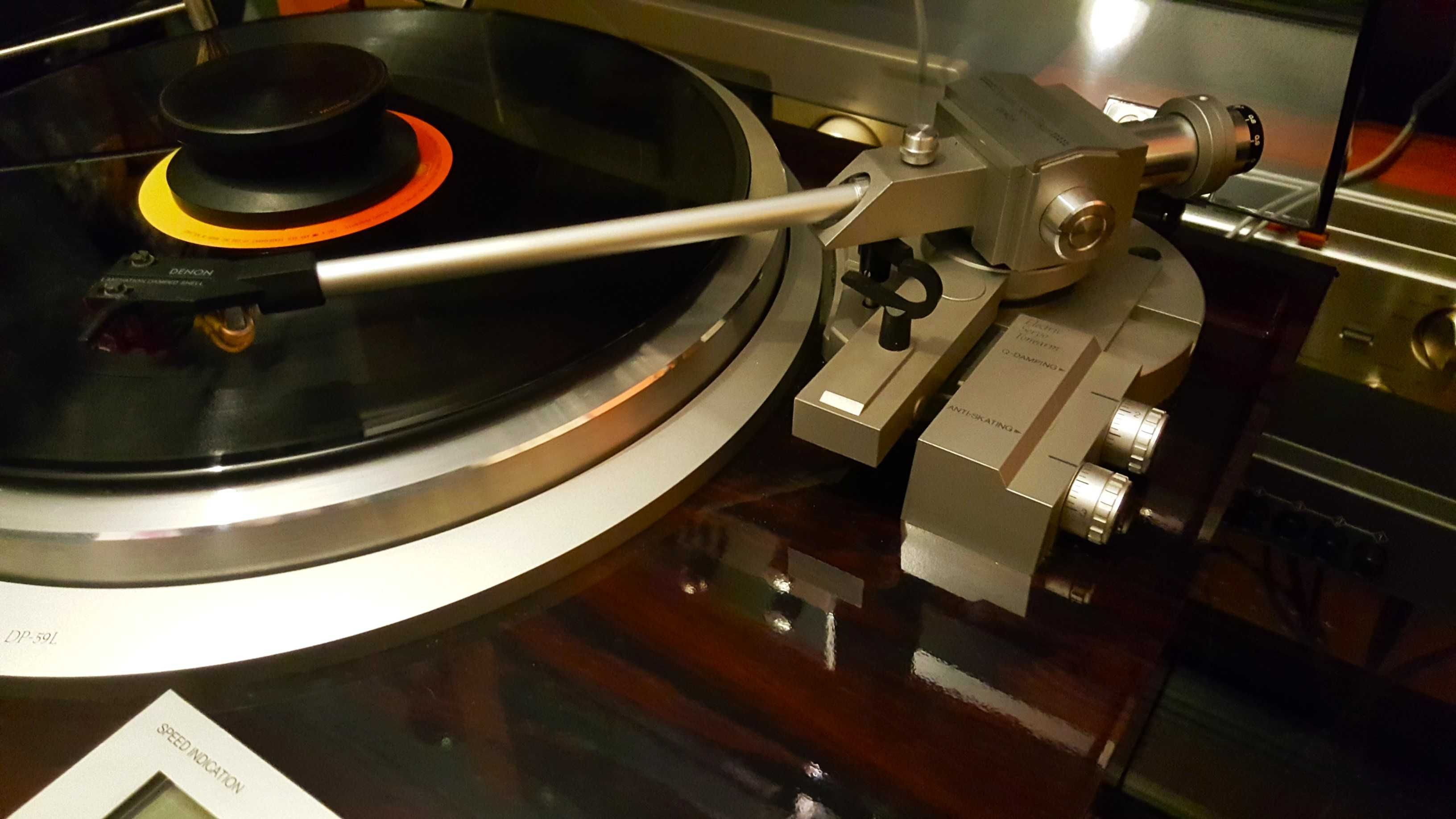 Gramofon Denon DP 47 F - 59L stan oryginalny jak nowy system z AT20SLe