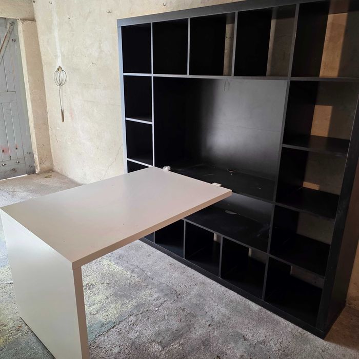 Regał z biurkiem IKEA
