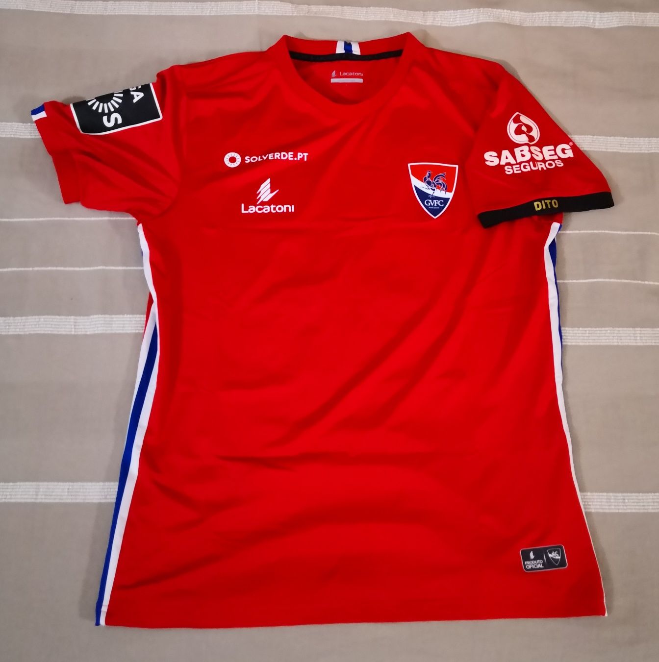 Camisola do Rúben Fernandes usada em jogo (Gil Vicente x Nacional)