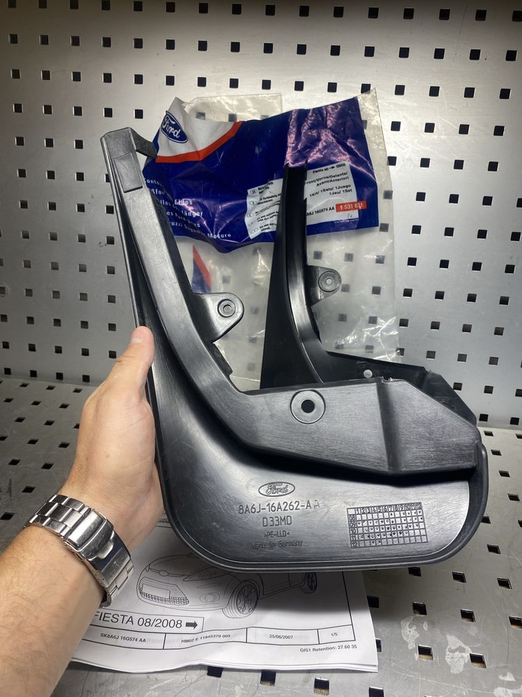 Бризковики передні для Ford Kuga 1 FORD Focus 2 Ford Fiesta