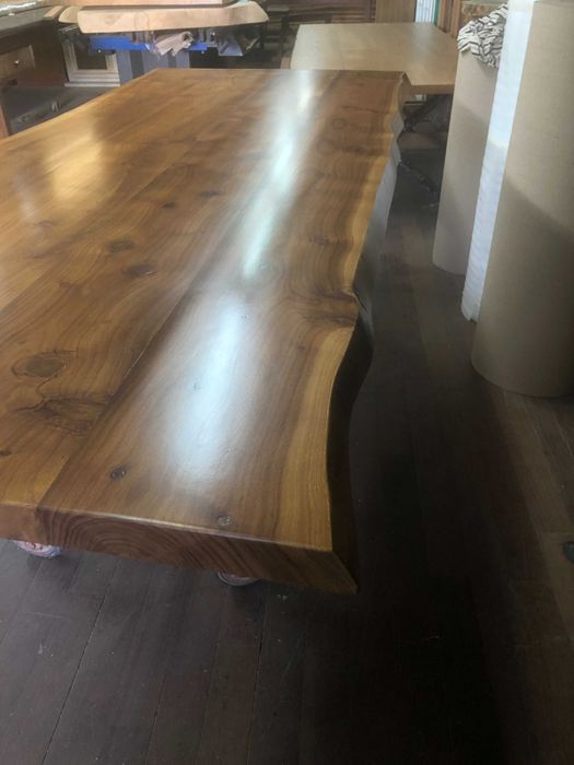 MESA RUSTICA EM MADEIRA DE ACACIA