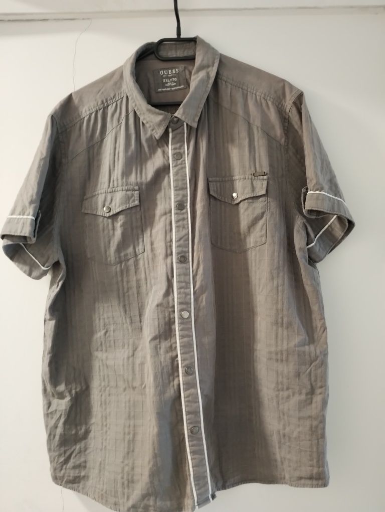 Koszula Guess Los Angeles Jest kod QR Slim Fit