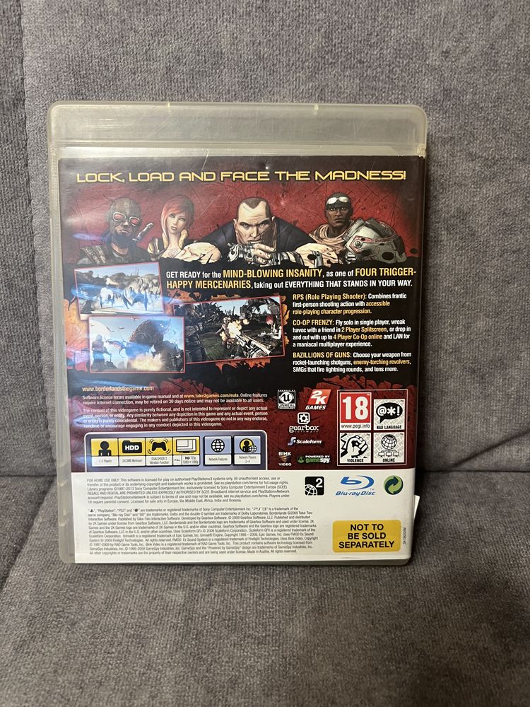 Ps3 borderlands angielska