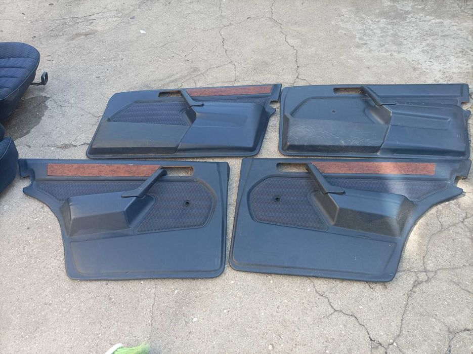 Conjunto bancos e forras de porta Mercedes 190 - Cor Azul