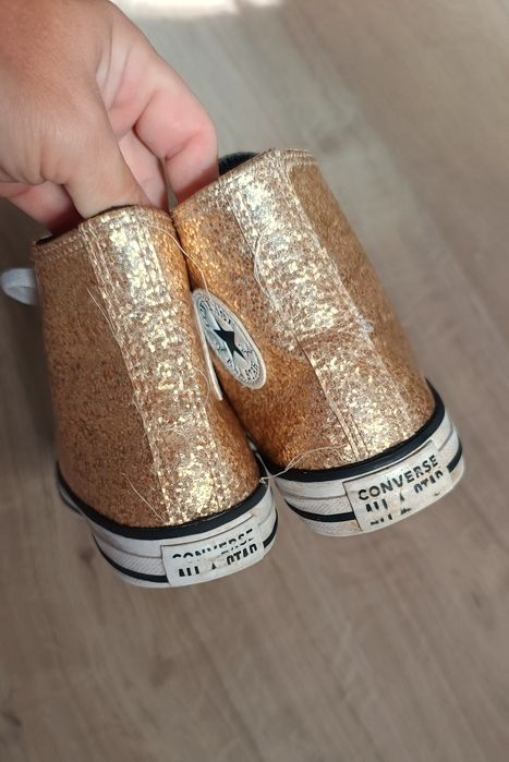 Buty trampki złote Converse