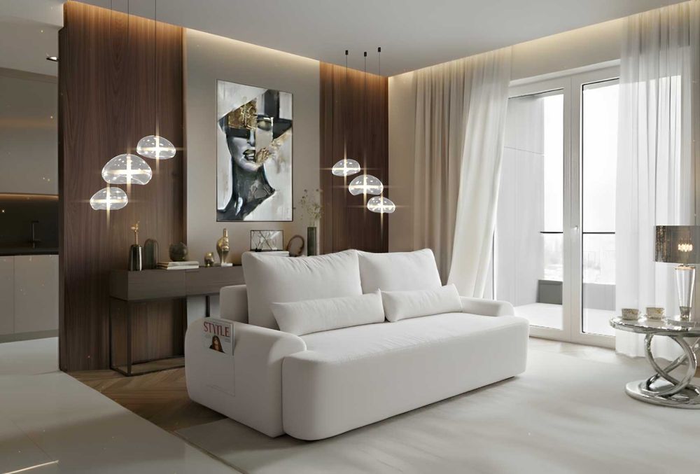 Sofa, kanapa z funkcją spania i pojemnik