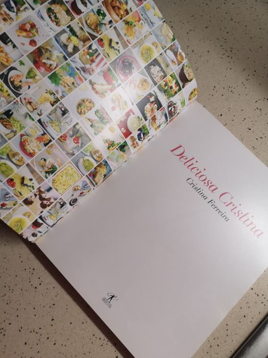 Livro de receitas "Deliciosa Cristina", de Cristina Ferreira
