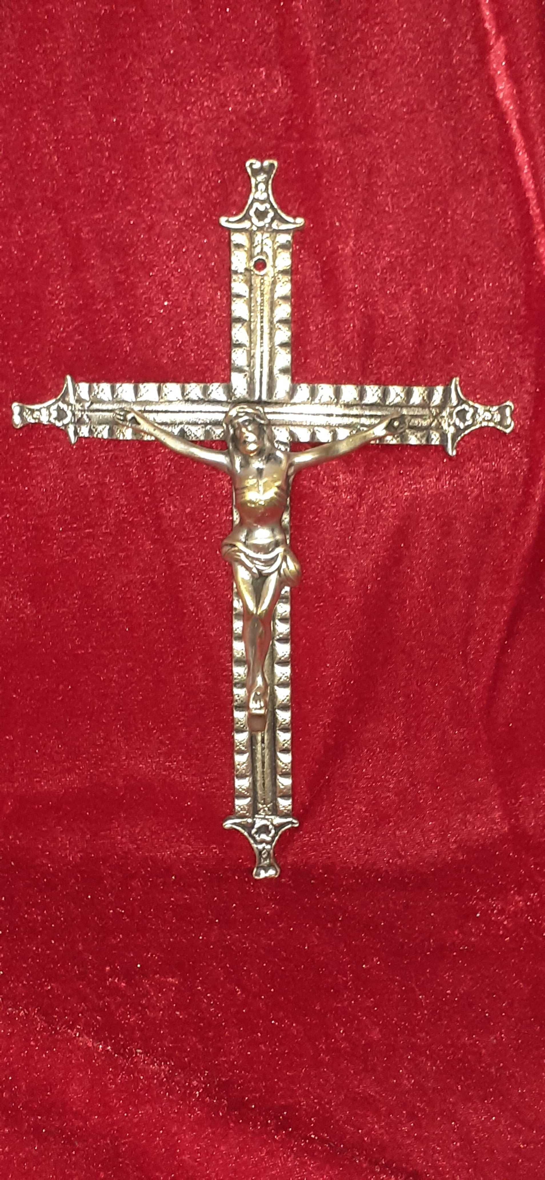 Crucifixo cruz Cristo em Bronze -25 cm altura