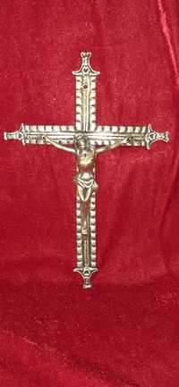 Crucifixo cruz Cristo em Bronze -25 cm altura