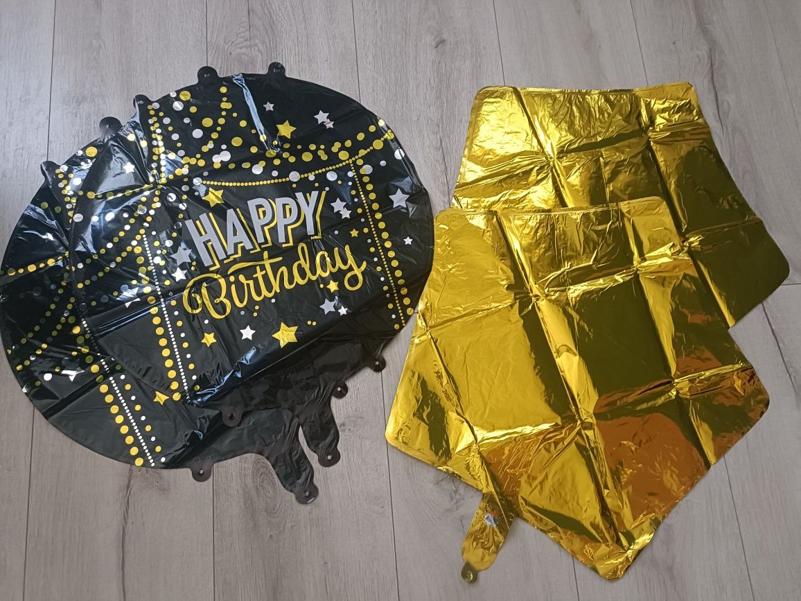 Zestaw urodzinowy, girlanda, 7 szt balonów foliowych, 5 balonów,