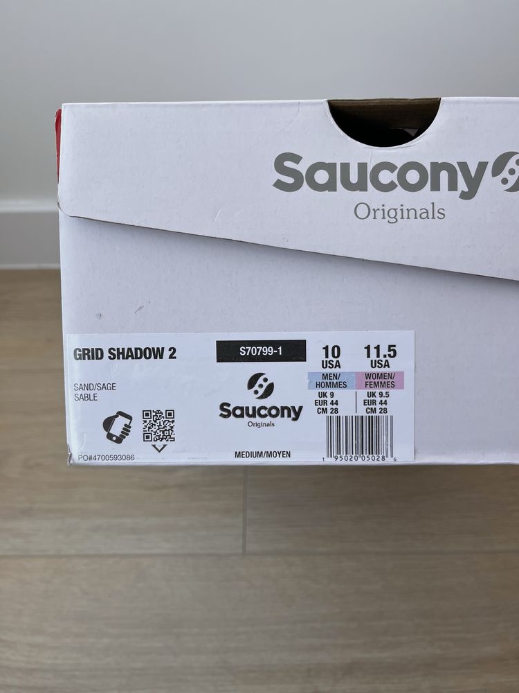 Оригінал Saucony (44-45) Grid Shadow 2 Нові Кросівки Кроссовки S70799
