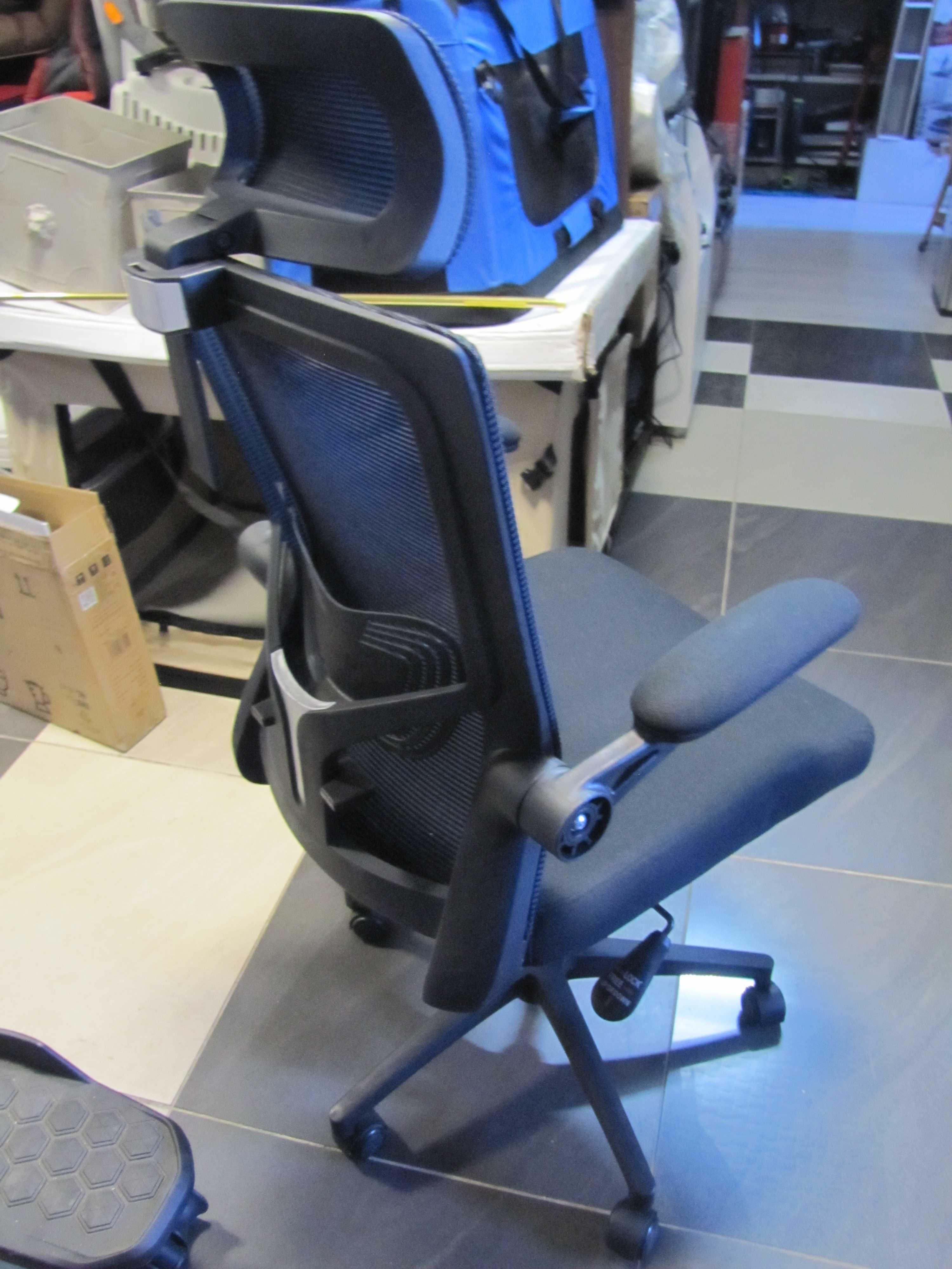 Fotel biurowy krzesło obrotowe ergonomiczne podłokietniki Noblewell