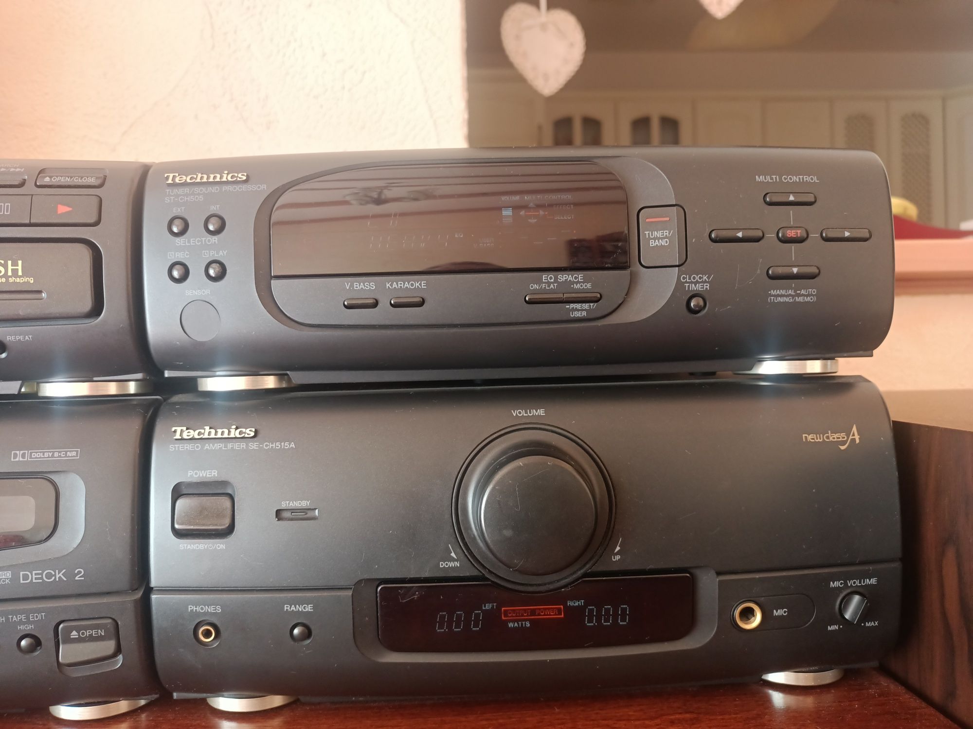 Technics wieża ze zmieniarką CD + pilot
