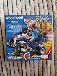 Playmobil city action quad policyjny