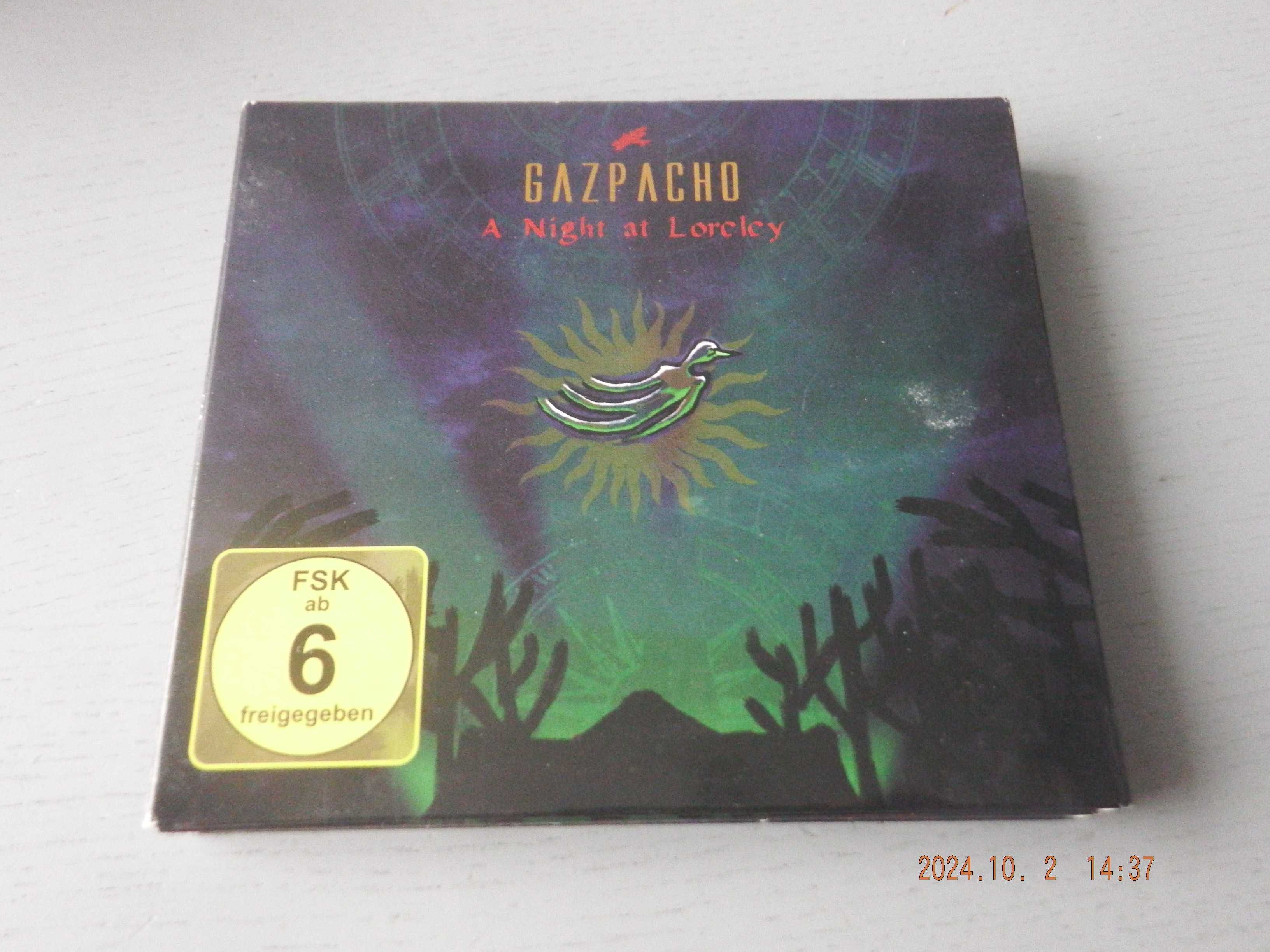 GAZPACHO - A night at Loreley  2 CD + DVD  digipack  unikat