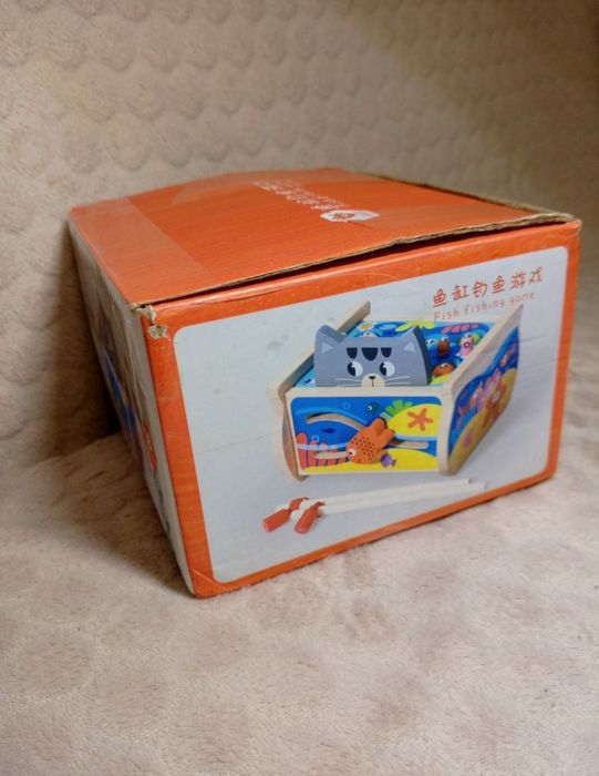 Магнитная развивающая игра "Рыбалка".