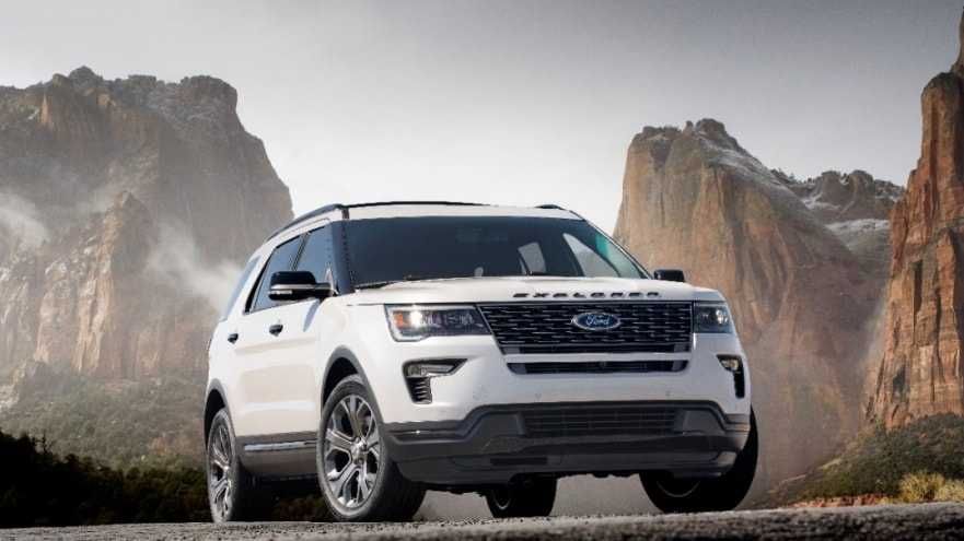 Ford Explorer 2018 2019 Бампер передний верх  JB5Z-17D957-FAPTM