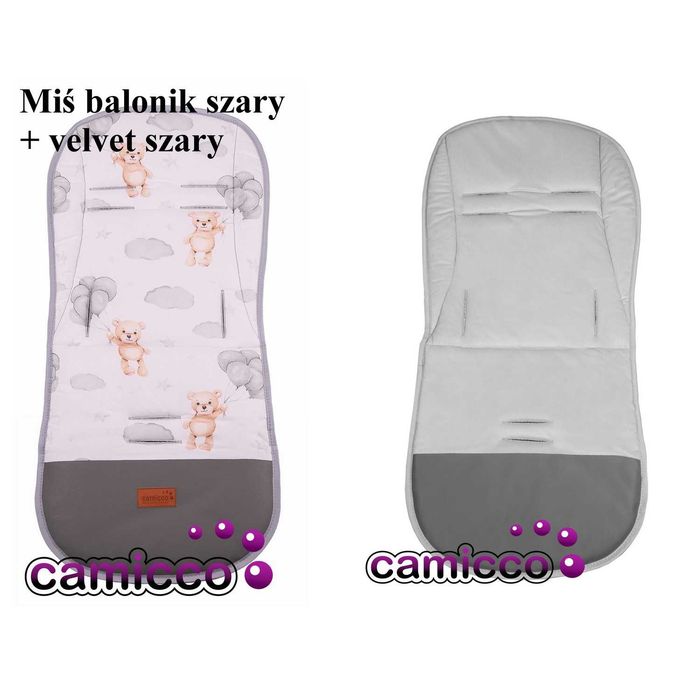 Wkładka TOBI DWUSTRONNA do wózka SPACERÓWKI wkładki wózków