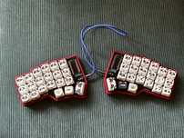 Klawiatura SPLIT Corne Cherry V3 + Akko Yellow Pro V3 + Akko Panda PBT